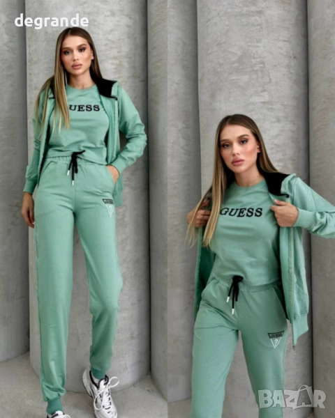 НАМАЛЕНИ Екипи от 3 части на Guess Черно и Зелено, снимка 1