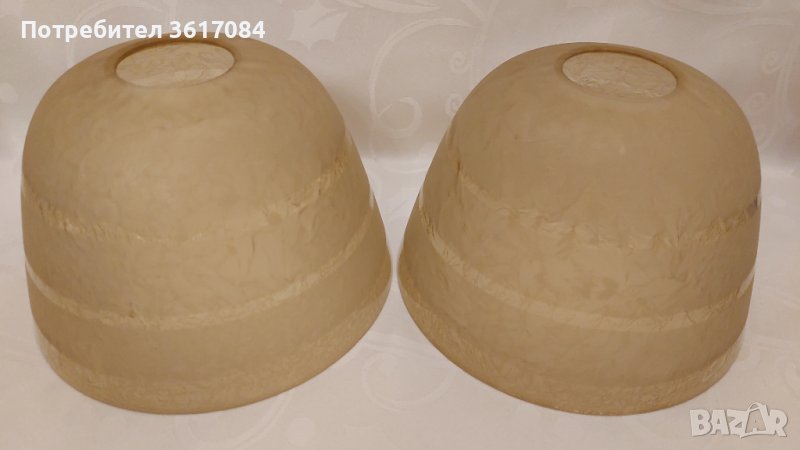 Арт Деко абажури, стъкла, чашки за полилей от 20-те години, снимка 1