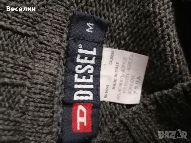 Оригинален пуловер Disel,,,M,,, снимка 3 - Пуловери - 44068633