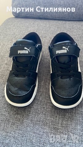 Puma Rebound Jr 370493 02 black, снимка 6 - Детски маратонки - 37923691