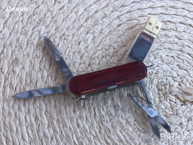 старо ножче 390 "VICTORINOX" - МИНИ, снимка 3 - Ножове - 46776131