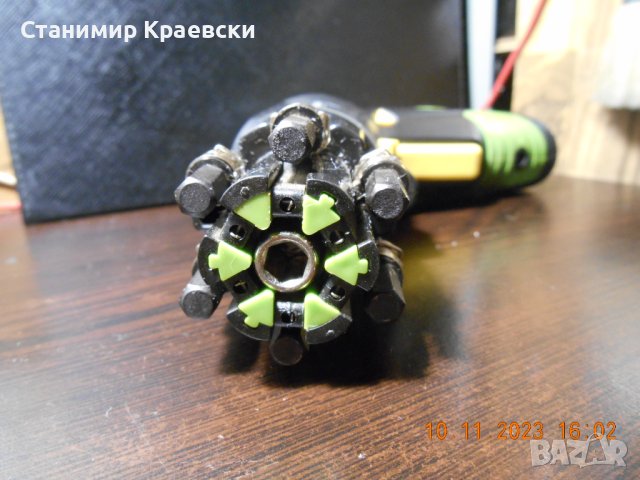 FIELDMANN FDS 1006 A винтоверт с "патронник" 4.8v, снимка 8 - Винтоверти - 42994046