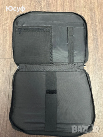 Оригинален Органайзер / Tech Case BOSS – Черен (Saffiano кожа), снимка 3 - Чанти - 53366367