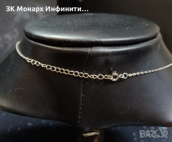 Сребърен ланец , снимка 3 - Колиета, медальони, синджири - 53421702