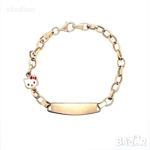 Златна детска гривна 3,21гр.15см. 14кр. проба:585 модел:21903-5