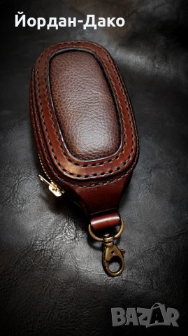 Калъф за ключове /кейс/от естествена кожа ръчна изработка, снимка 7 - Портфейли, портмонета - 43535632