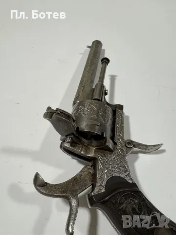 Уникален револвер/пистолет, снимка 3 - Антикварни и старинни предмети - 49182108