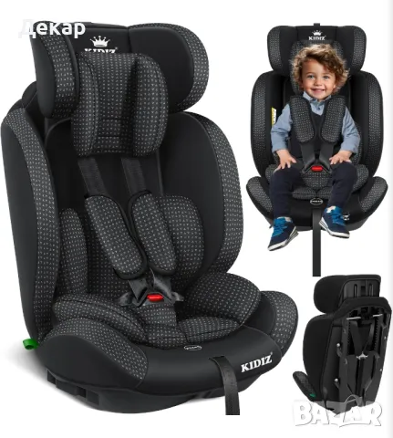 Детско столче за кола премиум  Група 1+2+3 , 9-36 кг 5-точков предпазен колан,, снимка 1