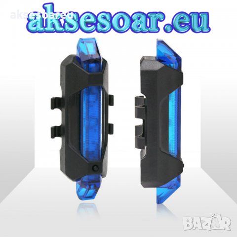 Велосипедни светлини за рамка на колело USB акумулаторна Водоустойчива светлина за планински велосип, снимка 14 - Аксесоари за велосипеди - 38395706