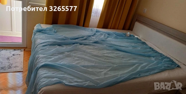 пердета  синьо воал, снимка 2 - Пердета и завеси - 52221485