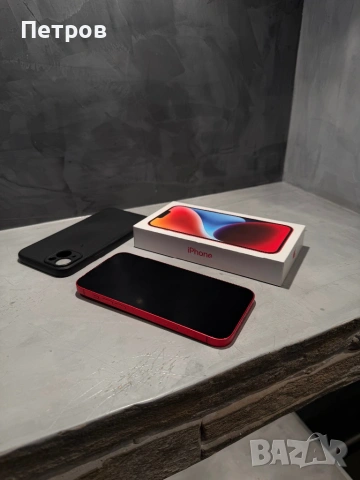КАТО ЧИСТО НОВ Iphone 14 Plus Red + подарък, снимка 6 - Apple iPhone - 53202573