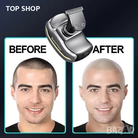 Нова Безжична акумулаторна електрическа самобръсначка тример Мъже Подарък, снимка 4 - Тримери - 49335193