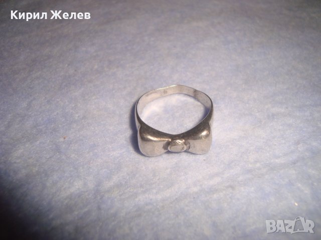 СТАР РЕТРО ВИНТИДЖ СРЕБЪРЕН ПРЪСТЕН ВИСОКА ПРОБА СРЕБРО РЪЧНА ИЗРАБОТКА СТИЛЕН КРАСИВ 28723, снимка 8 - Пръстени - 37277529