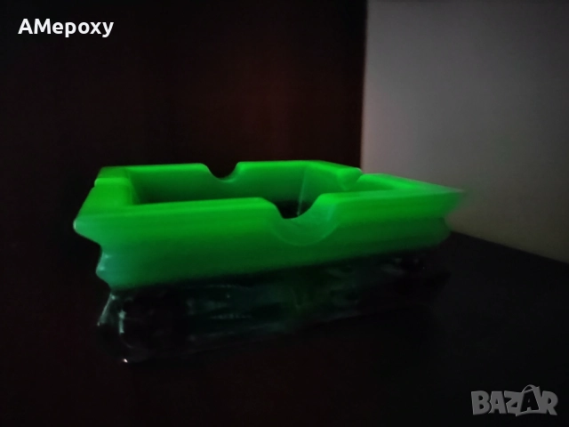 Страхотен флуоресцентен пепелник за пури от епоксидна смола! , снимка 4 - Други - 52058950