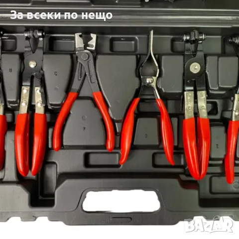 Клещи за скоби за водни съединения 9 части HAWEK, снимка 3 - Клещи - 50350476