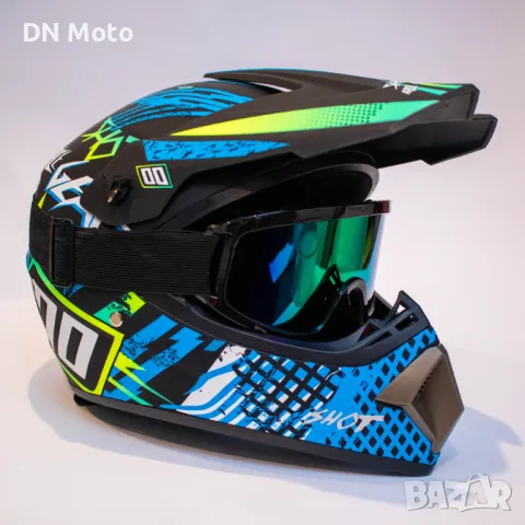 Каска подходяща за мотокрос , планински велосипед , ел. тротинетка, снимка 1