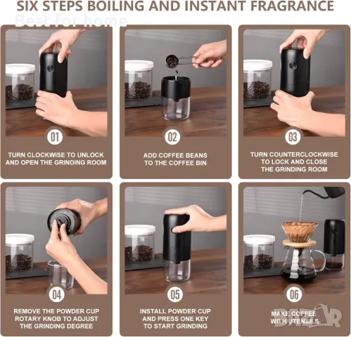 CIRCLE JOY Електрическа кафемелачка, снимка 5 - Други - 49441069