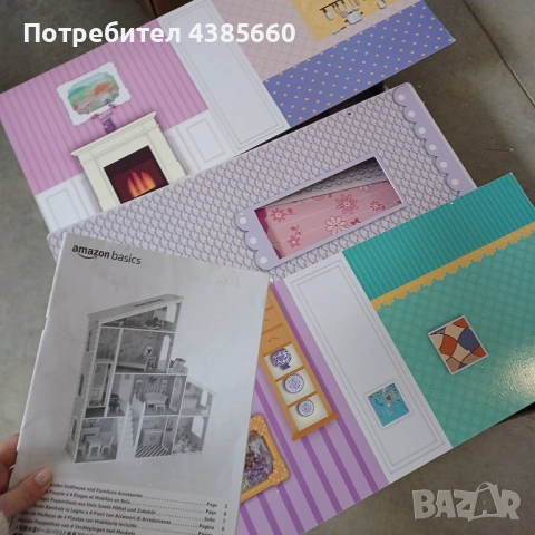 Дървена къща за кукли, снимка 2 - Играчки за стая - 53054114