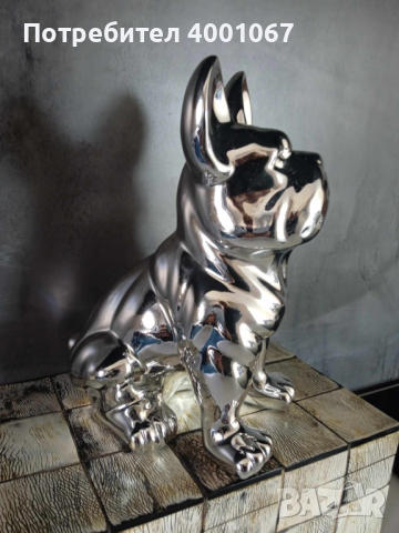 керамична статуя на куче,  30 см, от Холандия, снимка 2 - Статуетки - 44920437