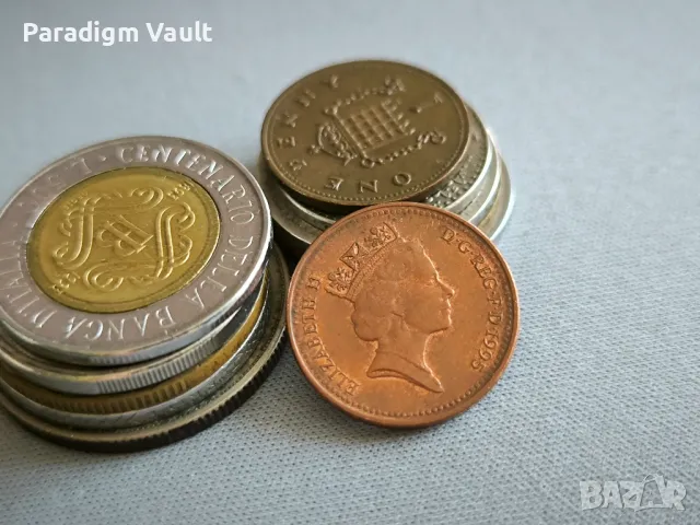 Монета - Великобритания - 1 пени | 1995г., снимка 2 - Нумизматика и бонистика - 48355401