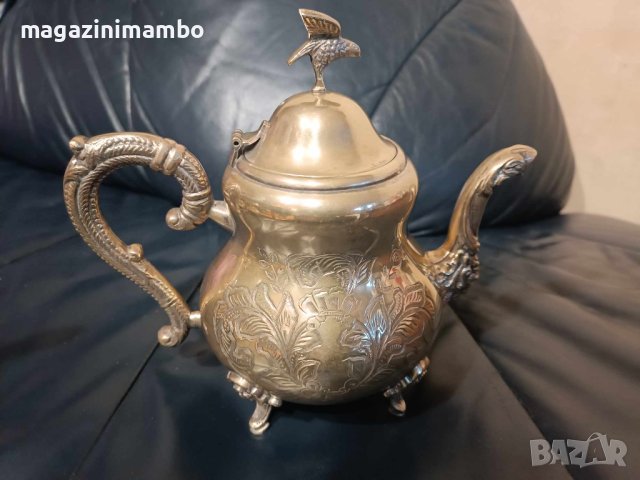 Уникален сервиз от масивен месинг, снимка 5 - Антикварни и старинни предмети - 44002540