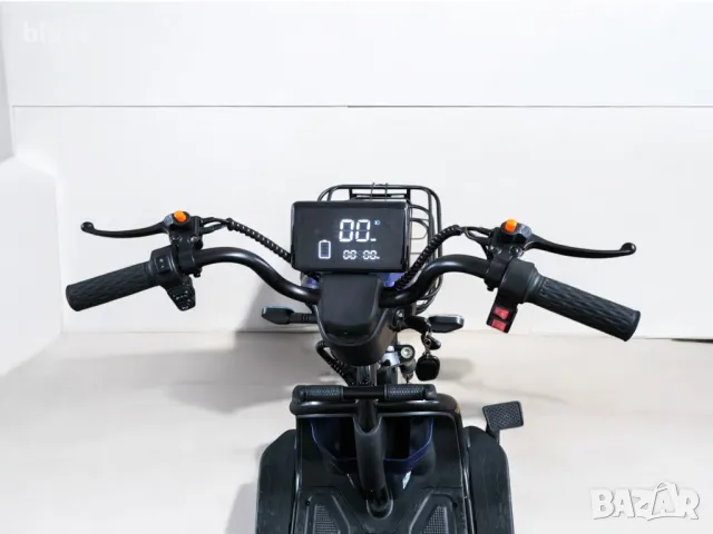 Електрическа триместна триколка blueElectric C1 1800W | 48V | 24Ah | DARK BLUE, снимка 12 - Мотоциклети и мототехника - 49745556