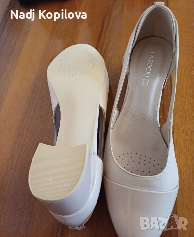 дамски обувки бежев, снимка 1