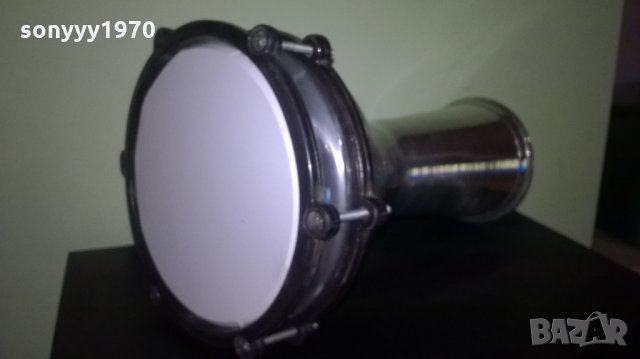 НОВА Тарамбука метална инокс-30/20см-нова-внос сирия, снимка 2 - Ударни инструменти - 26449935