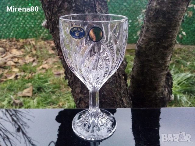 * Bohemia * - кристален сервиз за вино - НОВ !, снимка 3 - Сервизи - 53434475