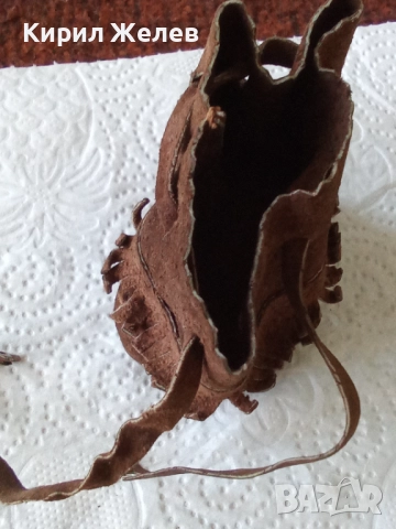 Портмоне торбичка кесия кожена 45837, снимка 7 - Портфейли, портмонета - 52790848