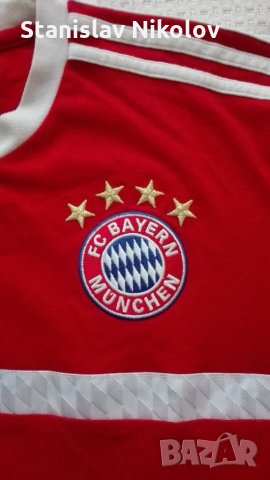 Тениска Adidas FC Bayern Munich 06/13, размер L/XL, снимка 7 - Футбол - 32783825