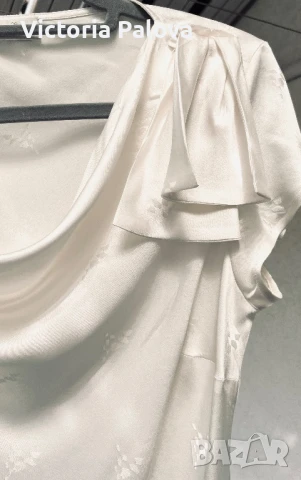 Скъпа блуза ELÉGANCE  100% коприна, снимка 5 - Корсети, бюстиета, топове - 51025027