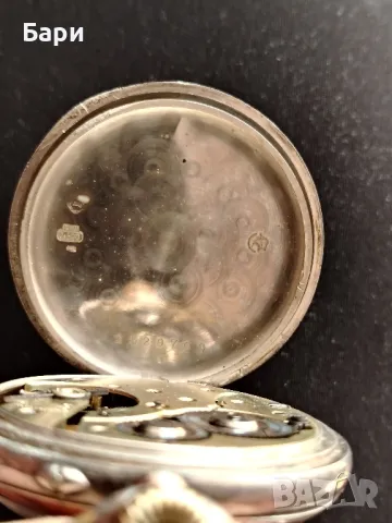 Джобен сребърен часовник Helvetia , снимка 8 - Антикварни и старинни предмети - 49552739