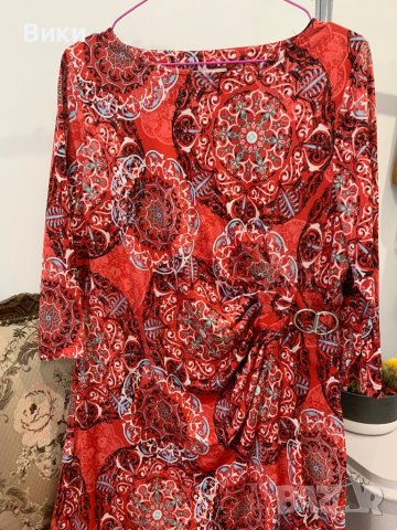 Рокля в размер ХL - ХХL, снимка 6 - Рокли - 43991537