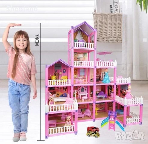 Детска къща за кукли - 274 части, снимка 5 - Кукли - 43422578