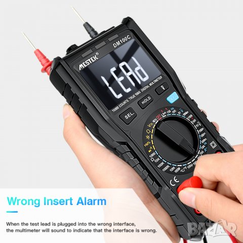 Мултицет Mestek DM100C, снимка 3 - Други инструменти - 36853118