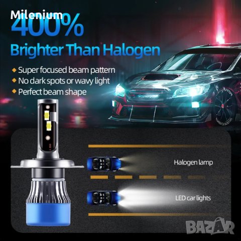 Автомобилни LED крушки H4