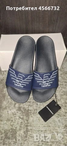 чехли Армани, снимка 3 - Мъжки чехли - 51387722