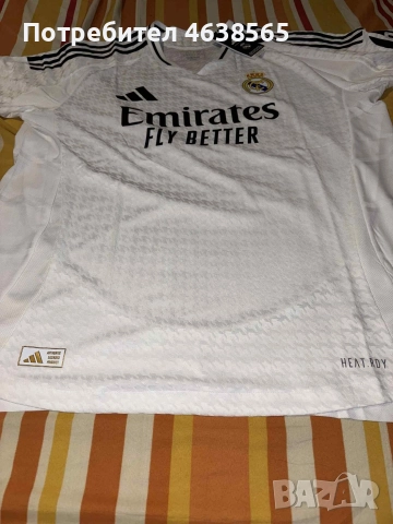 Нова футболна фланелка adidas REAL H JSY AU 2024/2025, снимка 3 - Футбол - 52878916