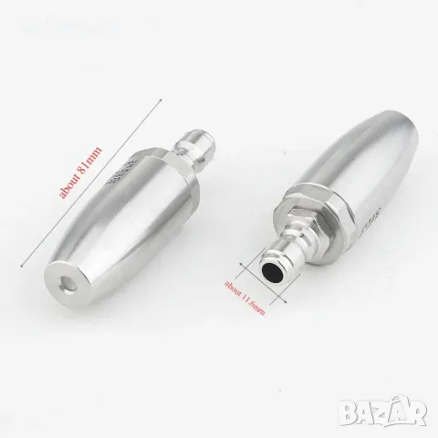 Високонапорна водоструйна дюза от неръждаема стомана за отстраняване на ръжда, снимка 5 - Други инструменти - 47271944