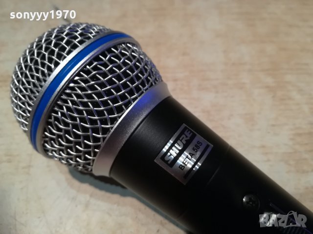 shure beta sm58s-profi mic-внос швеицария 2603212040, снимка 2 - Микрофони - 32317114