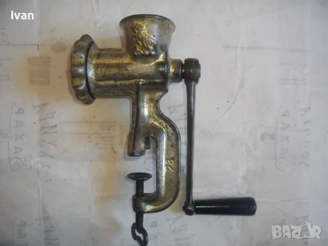 1973г. РУСКА СССР СОЦ РЕТРО ВИНТИДЖ РЪЧНА МЕСОМЕЛАЧКА РАЗМЕР №5 ПОЧТИ НОВА МАСИВНА, снимка 2 - Други инструменти - 48062465