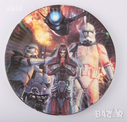 Star Wars Междузвездни Войни 10 бр парти чинии чинийки, снимка 1 - Чинии - 23180138