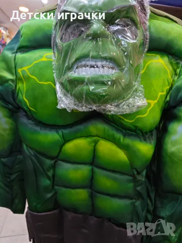 Детски костюм на Хълк с маска и мускули Hulk, снимка 2 - Други - 48485292