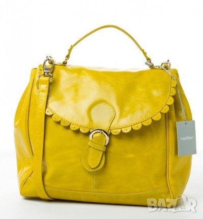 ЕСТЕСТВЕНА кожа чанта 39 / 27 см, снимка 4 - Чанти - 28570216