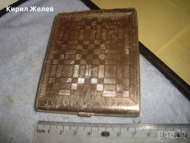 СТАРА ПОЗЛАТЕНА MADE in CHINA РЕТРО - ВИНТИДЖ КОЛЕКЦИОНЕРСКА ОРНАМЕНТИРАНА ТАБАКЕРА 32197, снимка 4 - Колекции - 38289046