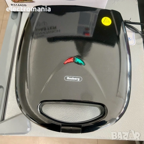 сандвич тостер Rosberg R51442B , снимка 6 - Тостери - 53496108