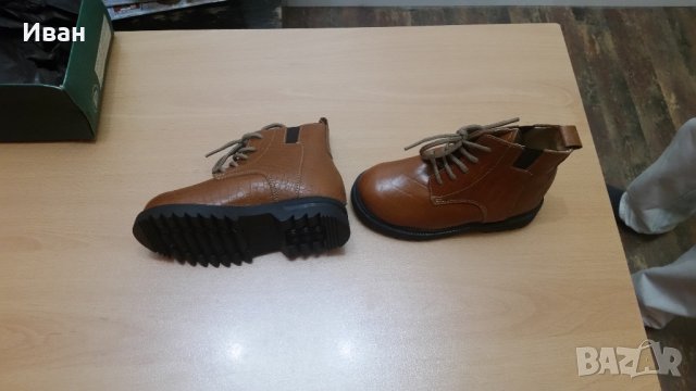 Детски обувки от естествена кожа - Нови !!!, снимка 7 - Детски боти и ботуши - 27491409