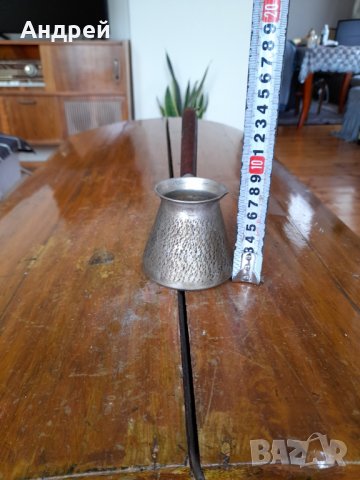 Старо Руско бакърено джезве #8, снимка 2 - Антикварни и старинни предмети - 37216908