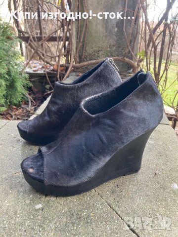 Дамски обувки - естествен косъм, снимка 1